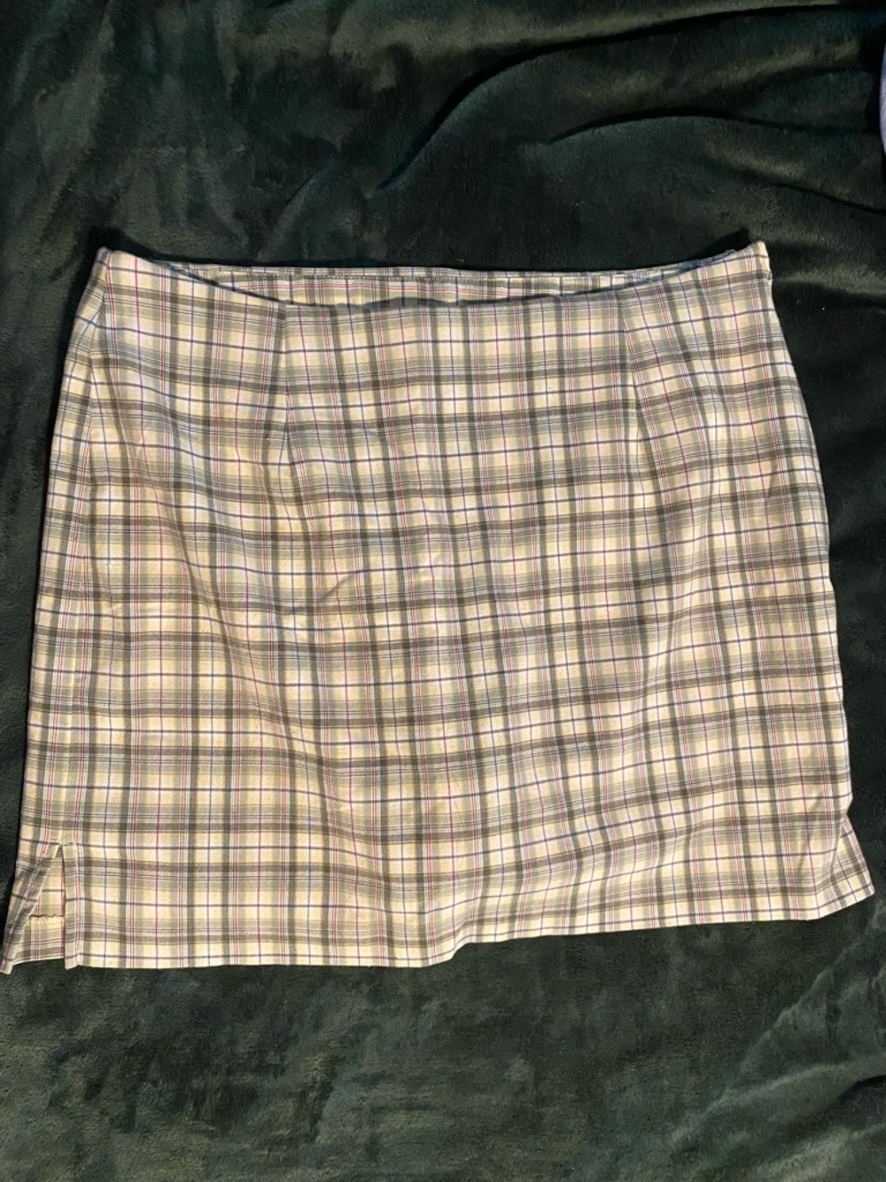 Plaid Mini Skirt
